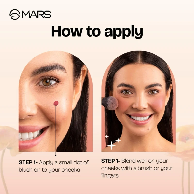 MARS Liquid Blush Hour (12 ml) (03-SUNKISSED) | Dewy-Matte Finish | Highly Pigmented | Lightweight & Long-Lasting Formula | Effortless Application thumbnail 5